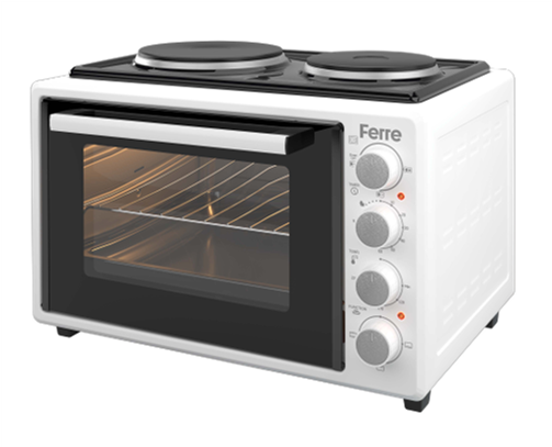 Ferre Mini Oven with Hot Plates – 35L