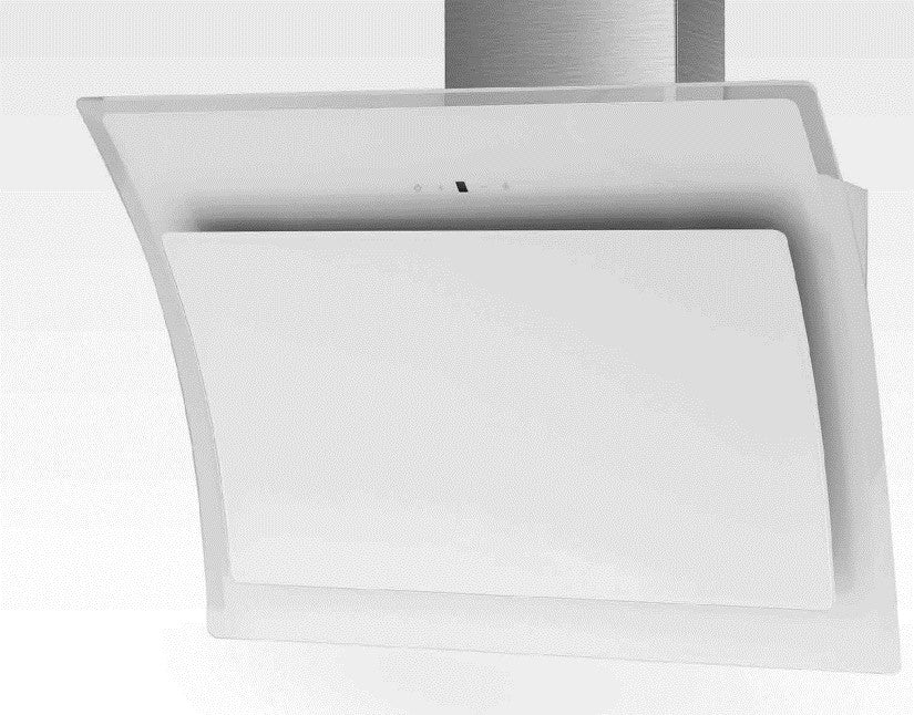 Wall Mounted White Glass Hood
