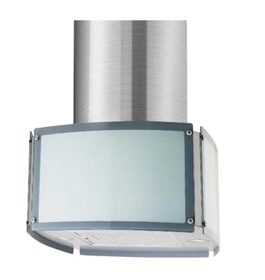 Island Cooker Hood – Round Shape with Glass