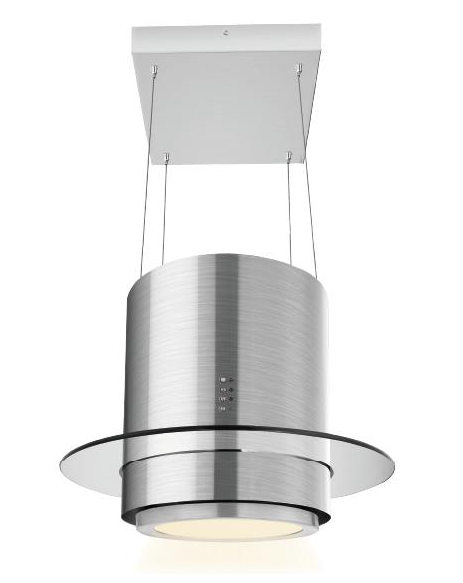 Island Cooker Hood – Cylinder Shape – Stainless Steel