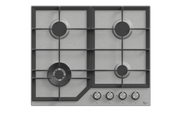 4 Gas Burner Hob – Inox – Cast Iron Pan Supports