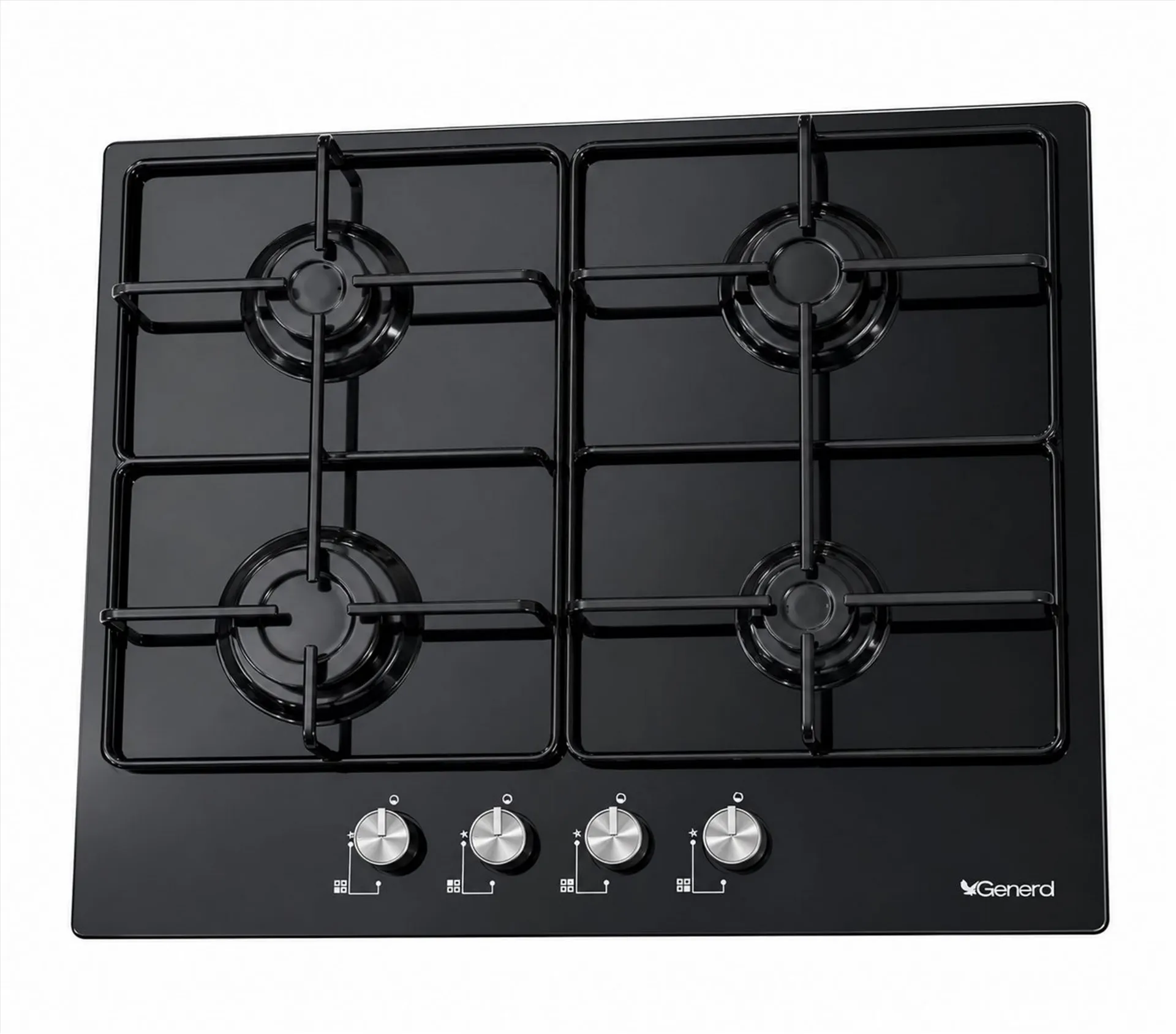 4 GAS HOB BLACK 60CM