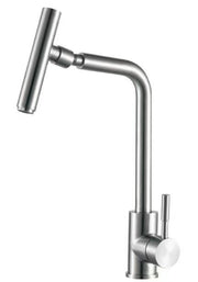 Modern swivel kitchen tap – Inox stainless steel