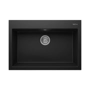RealStone Sink – 1 Bowl, 770 × 530 mm, Black