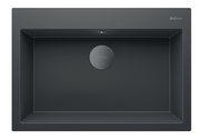 RealStone Sink – 1 Bowl, 770 × 530 mm, Anthracite