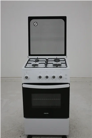 Fiesta – Freestanding Gas Cooker 50cm, 4 Burners, Auto Ignition, White
