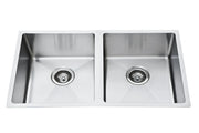 2 BOWL HAND MADE SINK INOX