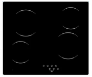 Hyundai Ceramic Hob – 60cm – 4 Zones – Black Glass