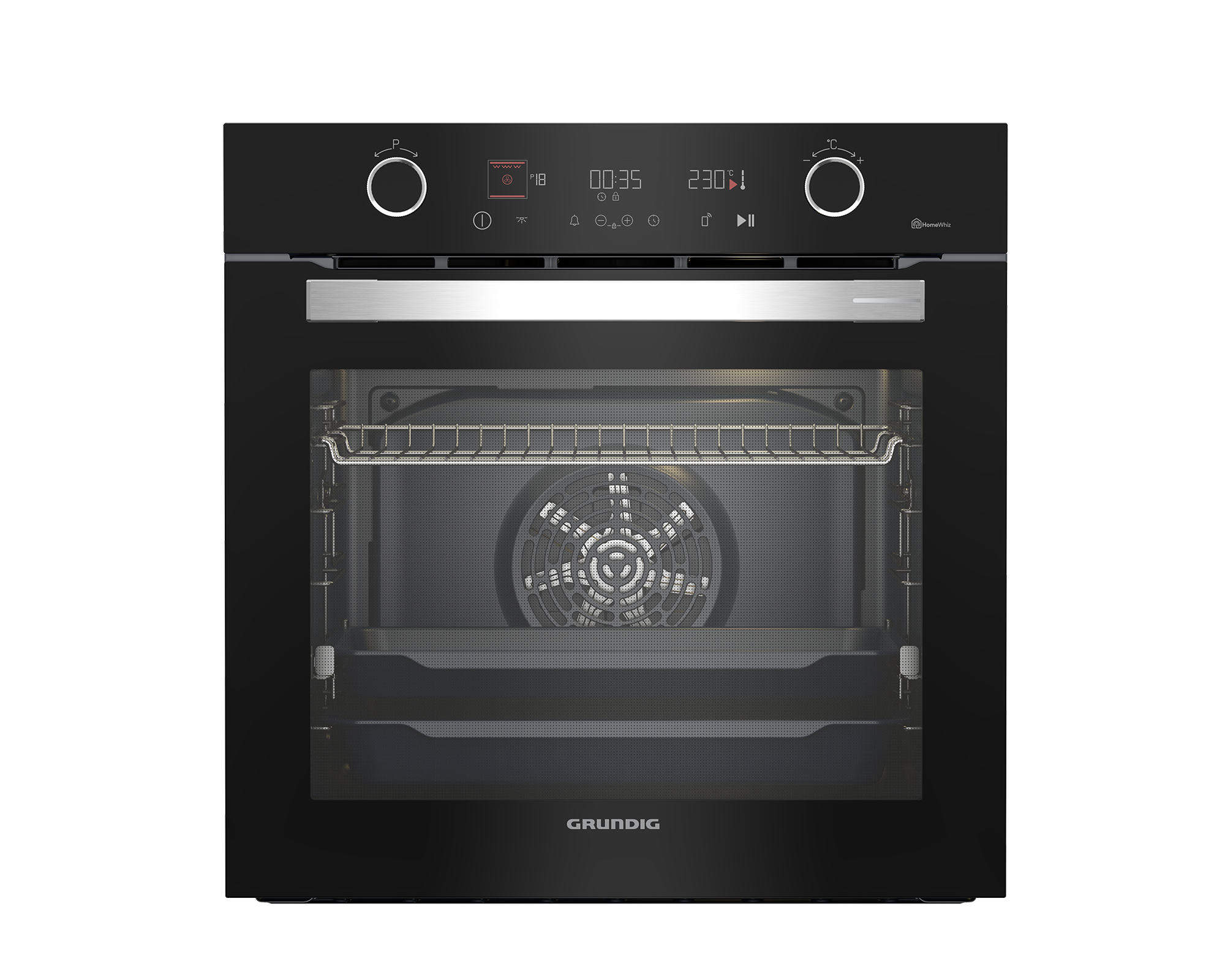 GRUNDIG 72L Built-In Double Electric Oven – Class A+