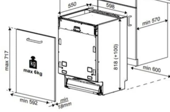 Grundig Built-In Dishwasher – 16 Place Settings – Class C