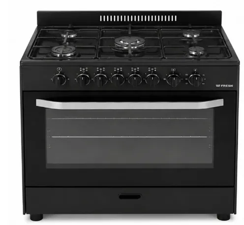 FRESH FREESTADING OVEN 90CM X60CM BLACK MATT