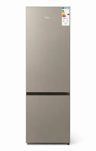 HAUSS COMBI FRIDGE FREEZER INOX  SLOT IN 186CM