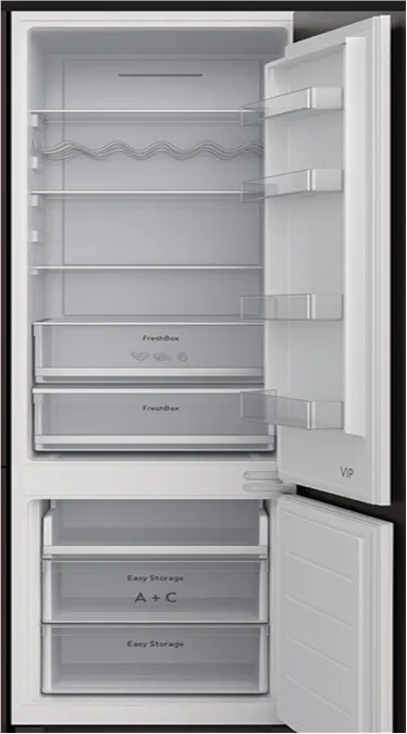 HAUSS BUILD IN COMBI FRIDGE FREEZER 195CM X 69CM