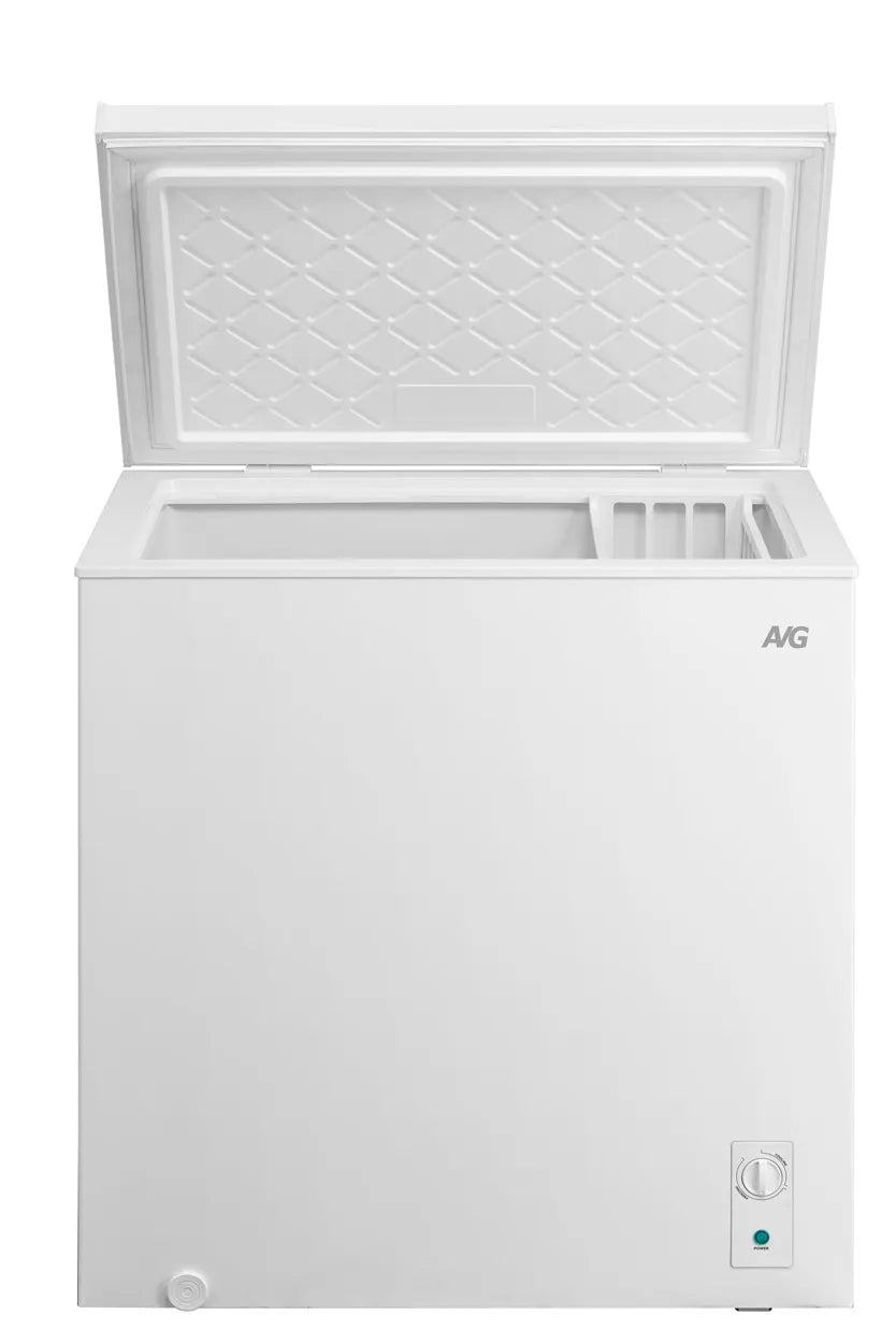 AVG – Dual Chest Freezer – 198L – White – Class E