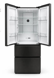 HAUSS MULTI DOOR FRIDGE FREEZER ,COLOUR DARK INOX, CLASS E,403LT