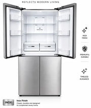 HAUSS MULTI DOOR FRIDGE FREEZER INOX