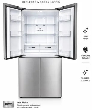 HAUSS MULTI DOOR FRIDGE FREEZER INOX
