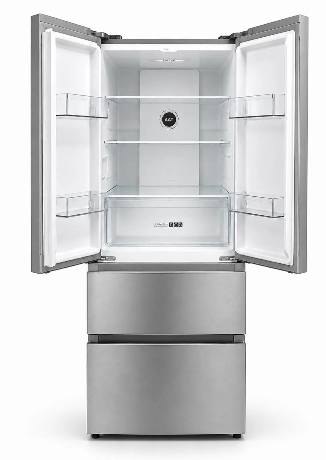 HAUSS MULTI DOOR FRIDGE FREEZER , INOX , CLASS E ,