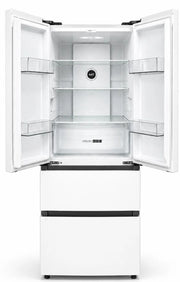 HAUSS - Multi  Door Fridge Freezer -403lt - White - 2 Drawer Freezer - Class E