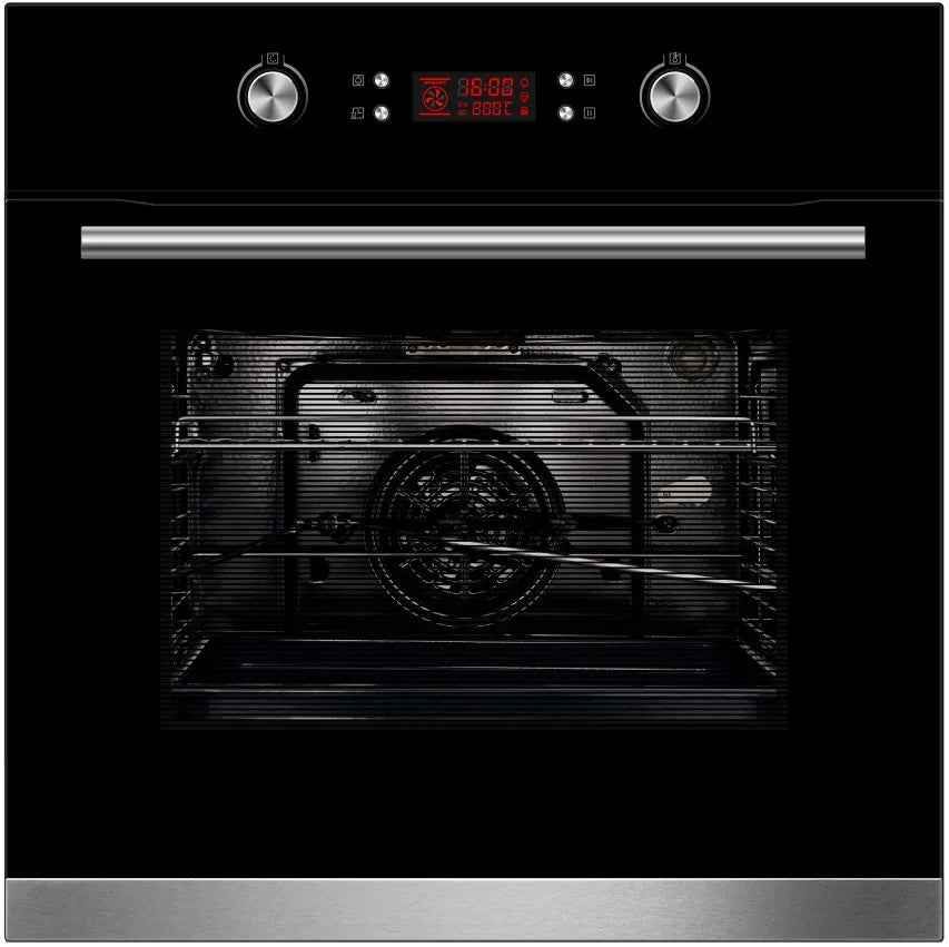 Hyundai Built In Electric Oven 65L Black Class A