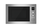 Hyundai Built-In Microwave with Grill – 28L – Stainless Steel