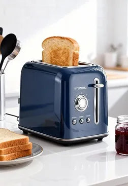 HYUNDAI 2 SLICE TOASTER BLUE