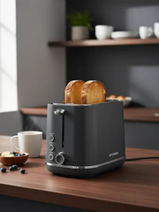 HYUNDAI 2 SLICE TOASTER GREY
