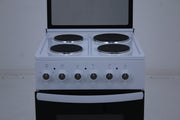 Fiesta – Freestanding Electric Cooker 50cm, 4 Hot Plates, White