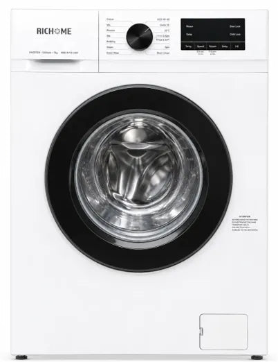 RICHOME WASHING MACHINE 8KGS,1200RPM,INVERTER MOTOR