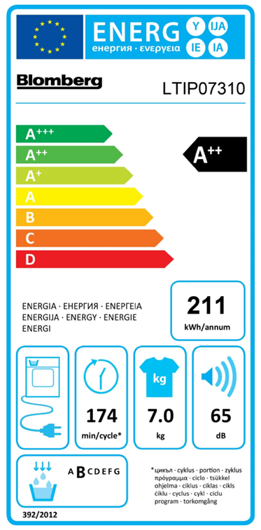 Blomberg Built-In Heat Pump Dryer – 7 kg, A++