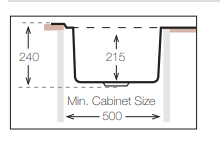 Stainless Steel Sink – 1 Bowl 1 Drainer, 860 × 500 mm