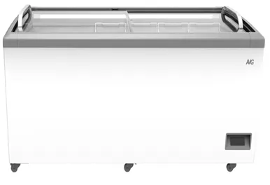 AVG GLASS CHEST FREEZER 151CM