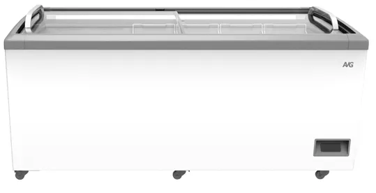 CHEST FREEZER  -  CURVED TOP WITH GLASS
