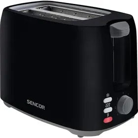 SENCOR Black Wide Slot Toaster