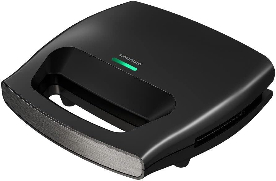 GRUNDIG Sandwich Maker – Non-Stick Panels Black / Stainless Steel