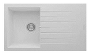 GRANITEK - Sink 1 Bowl with Drainer 86cm White