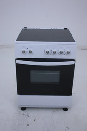 FIESTA - Freestanding Electric Oven with 4 Zone Ceramic Top 60cm - Black