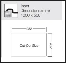 1.5 Bowl Sink with Drainer
