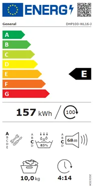 GENERAL HEAT PUMP DRYER 10KGS