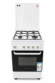 Fiesta – Freestanding Gas Cooker 60cm, Gas Oven, Ignition, White