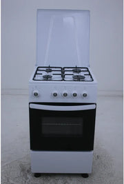 Fiesta - Freestanding Gas Oven 60cm with 4 Burners - White