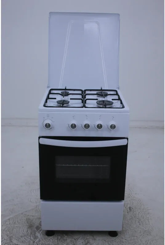 Fiesta - Freestanding Gas Oven 60cm with 4 Burners - White