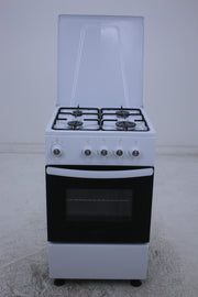 Fiesta - Freestanding Gas Oven 60cm with 4 Burners - White
