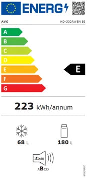COMBI BUILD IN FRIDGE FREEZER NON FROST  177CM X54CM