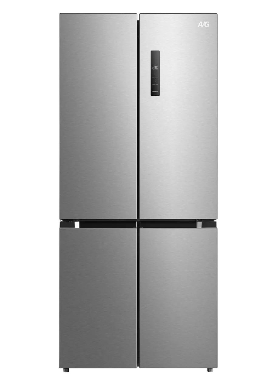 AVG Quad Door Fridge Freezer – 515L – No Frost – Inox