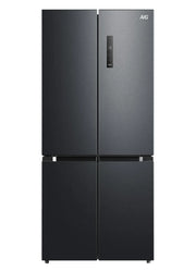 AVG – Quad Door Fridge Freezer – 515L – No Frost – Dark Inox – Class E