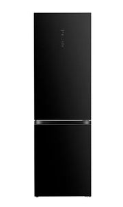 HYUNDAI COMBI FRIDGE FREEZER NON FROST BLACK GLASS
