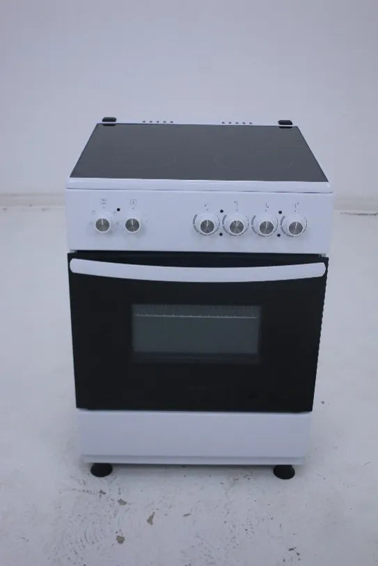 FIESTA - Freestanding Electric Oven with 4 Zone Ceramic Top 60cm - Black